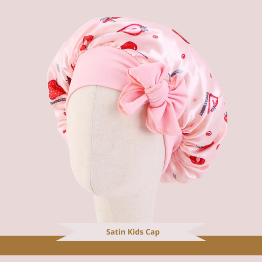 NN SATIN CAP FOR KIDS🤎✨