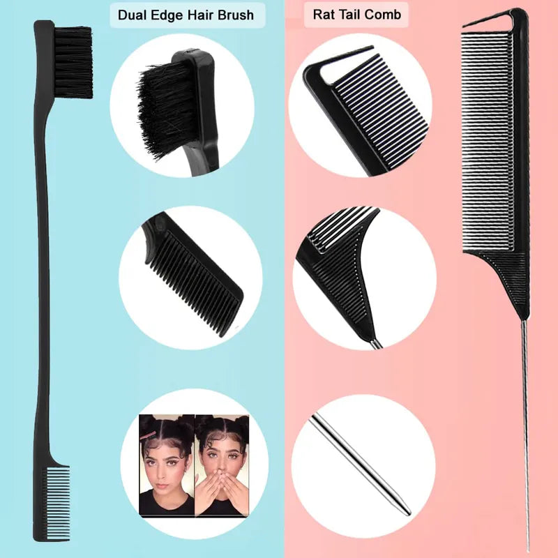 NN 10pcs Hair Styling Comb Set 🤎✨